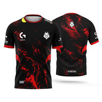 2025 New G2 Esports Club Gaming Enthusiasts CSGO League of Legends Gaming Men's and Women's Summer Casual T-shirt