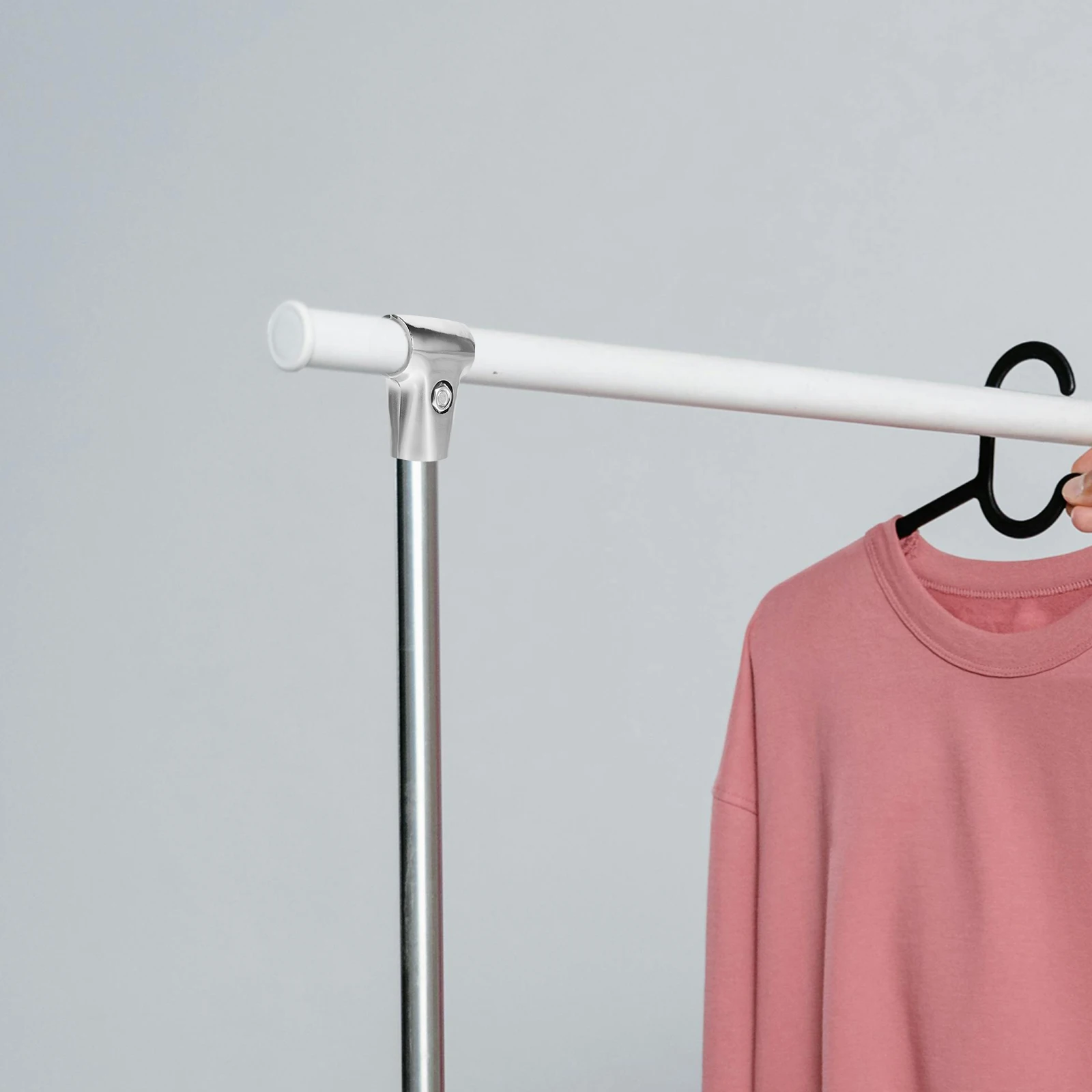 

2 шт. соединители из нержавеющей стали, 25 мм, фитинги Т-образного типа для сушильных стеллажей, полки, простая установка, кронштейны для стержней для шкафа