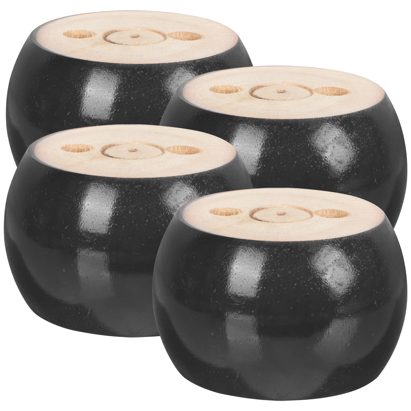 

4 Pcs Furniture Log Feet Sofa Leg Replacement Couch Legs Couches Adjustable Wood