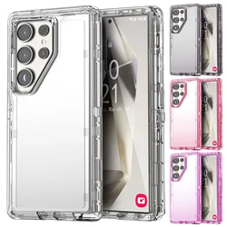Heavy Duty Transparent Bumper Shockproof Otterbox Case for Samsung Galaxy S25 Ultra S23 S20 S22 S21 S24 Note 20 Protec Cover