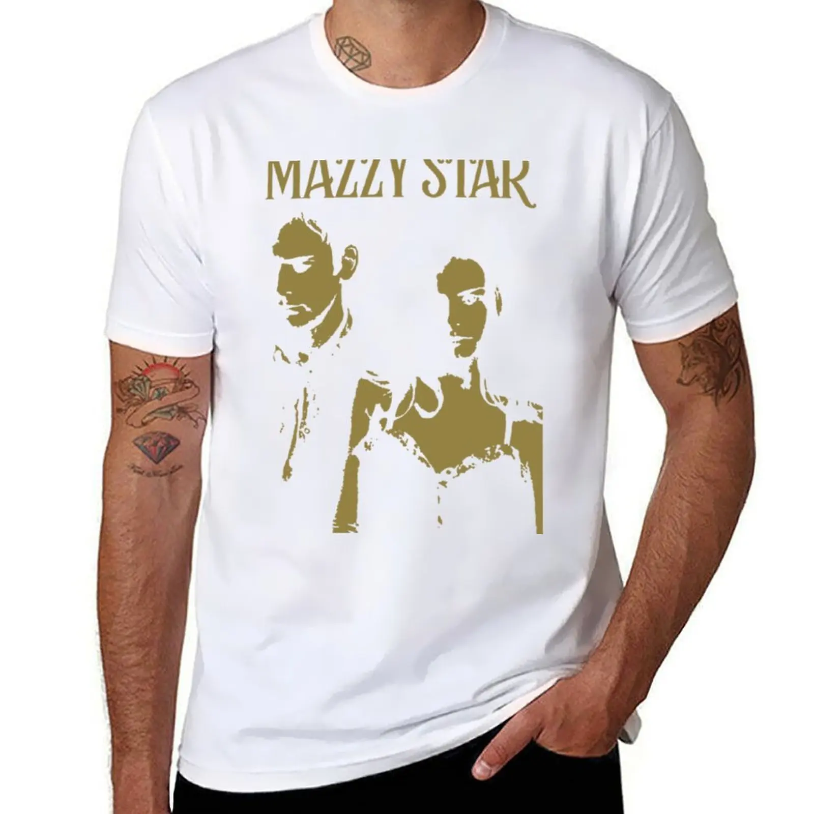 

Mazzy star - 90s fanart T-Shirt man t shirt designer cotton tshirt 100% T-Shirt