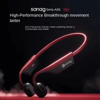 Sanag A9S True Bone Conduction Earphone Wireless Bluetooth Headphone Sports IP67 Swimming Headset Built-in 32G Memory with MIC