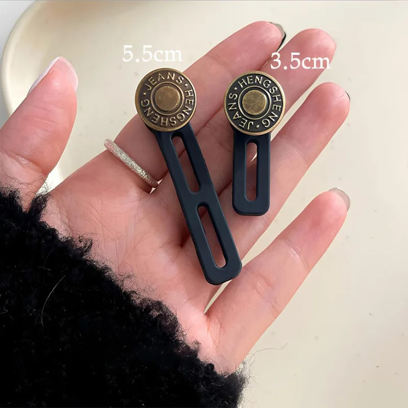 8Pcs Jeans and Pants Button Extenders Jeans Adjustable Retractable Button Set Waistband Extender for Men and Women Jeans Button