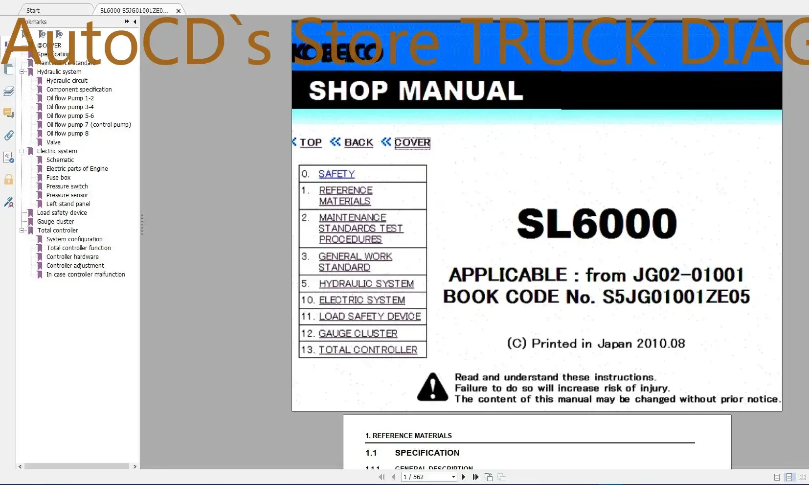 

AutoCD Kobelco Crane All Model 1.87GB PDF Shop Manual, Operator & Maintenance Manual, Parts Manual, Diagram Circuit DVD