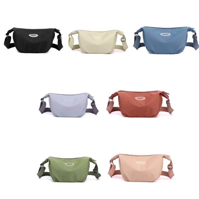 Nylon Shoulder Bag Large Capacity Travel Bag Purse Crossbody Bag Trendy Bag Purse Black Blue Pink Red Green