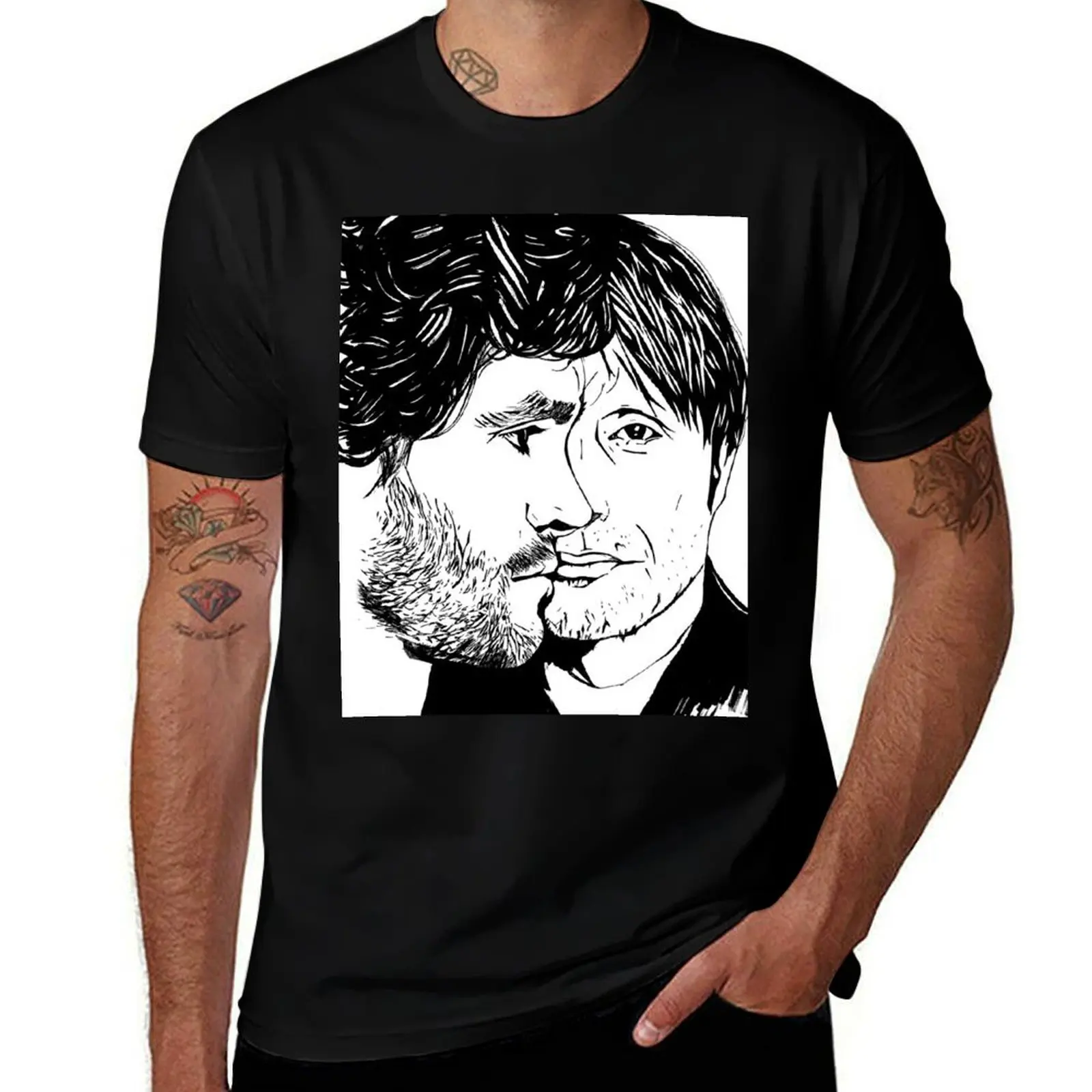 Identical different T-Shirt Basic All Season Solid T-Shirt