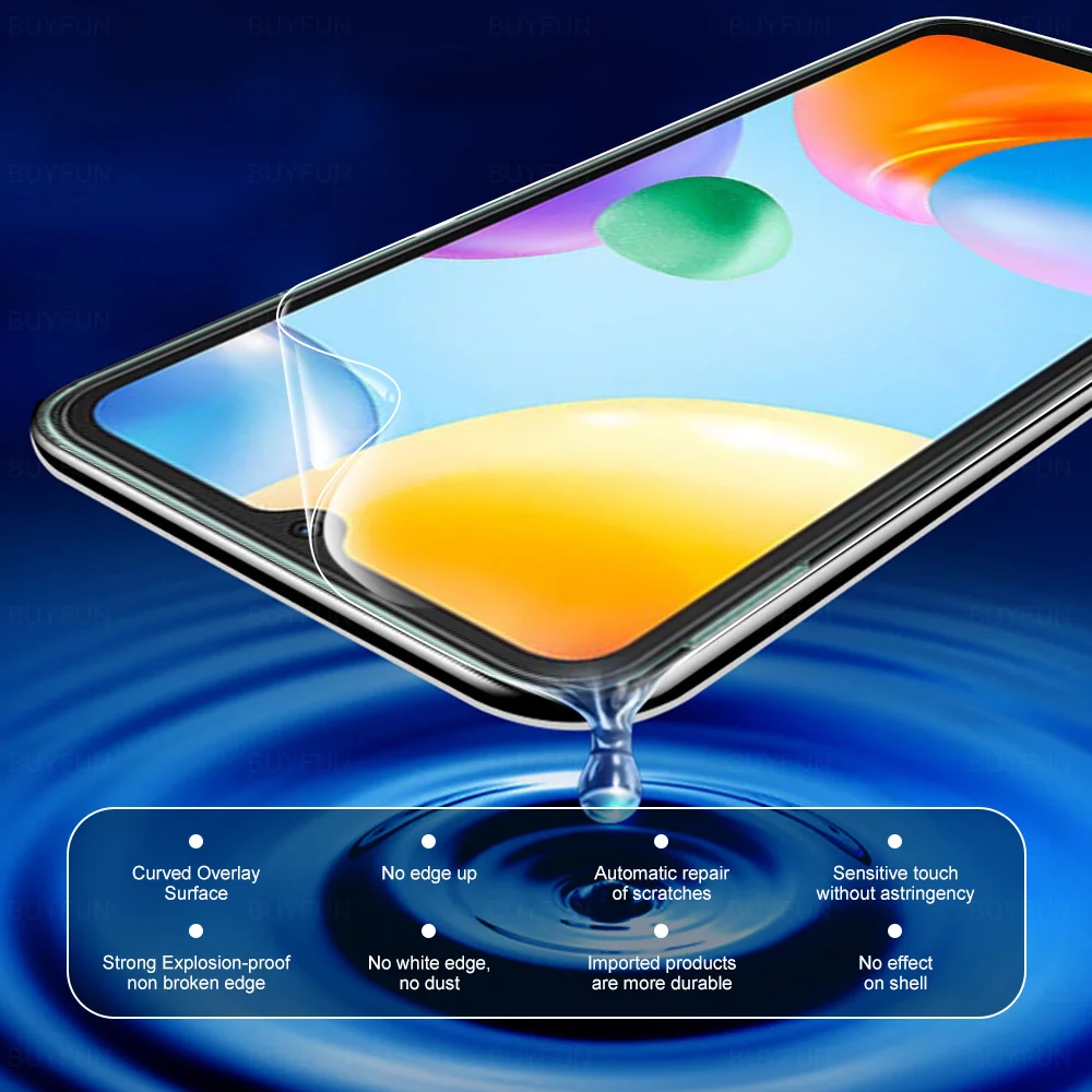 3PCS Hydrogel Film For Xiaomi Redmi 10C 6.71" Protective Film Cover For Xiomi Redmi10C 4G 10 C C10 Screen Protector Not Glass