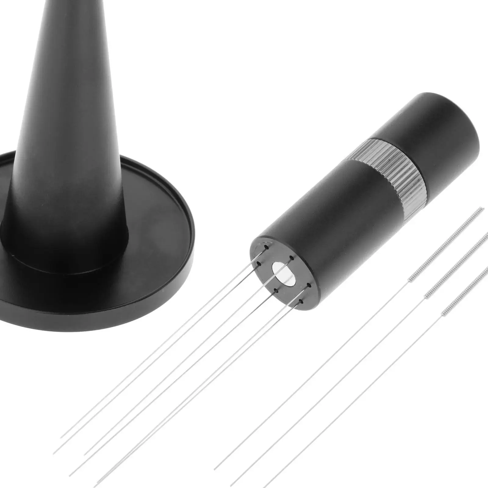 Coffee Stirrer Distribution Tool Powder Distributor Reusable with Stand