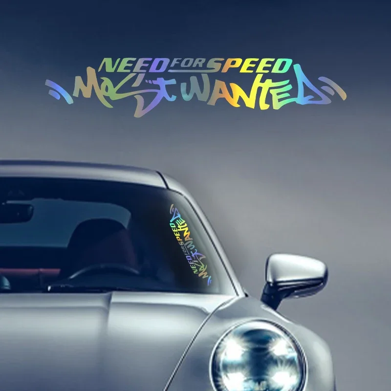 30x6cm Fun White Need for Speed Scratch Car Windshield Decal Vinyl Sticker Universal Window Auto Door Accessories Waterproof
