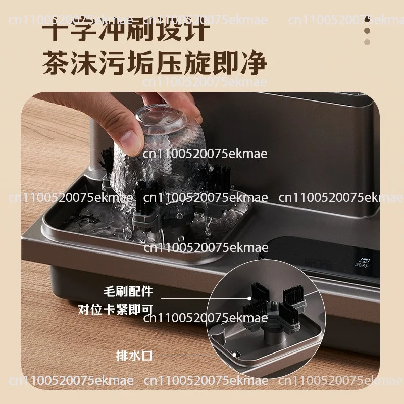 Electric kettle tea table embedded in tea table integrated Kung Fu tea induction cooker special set
