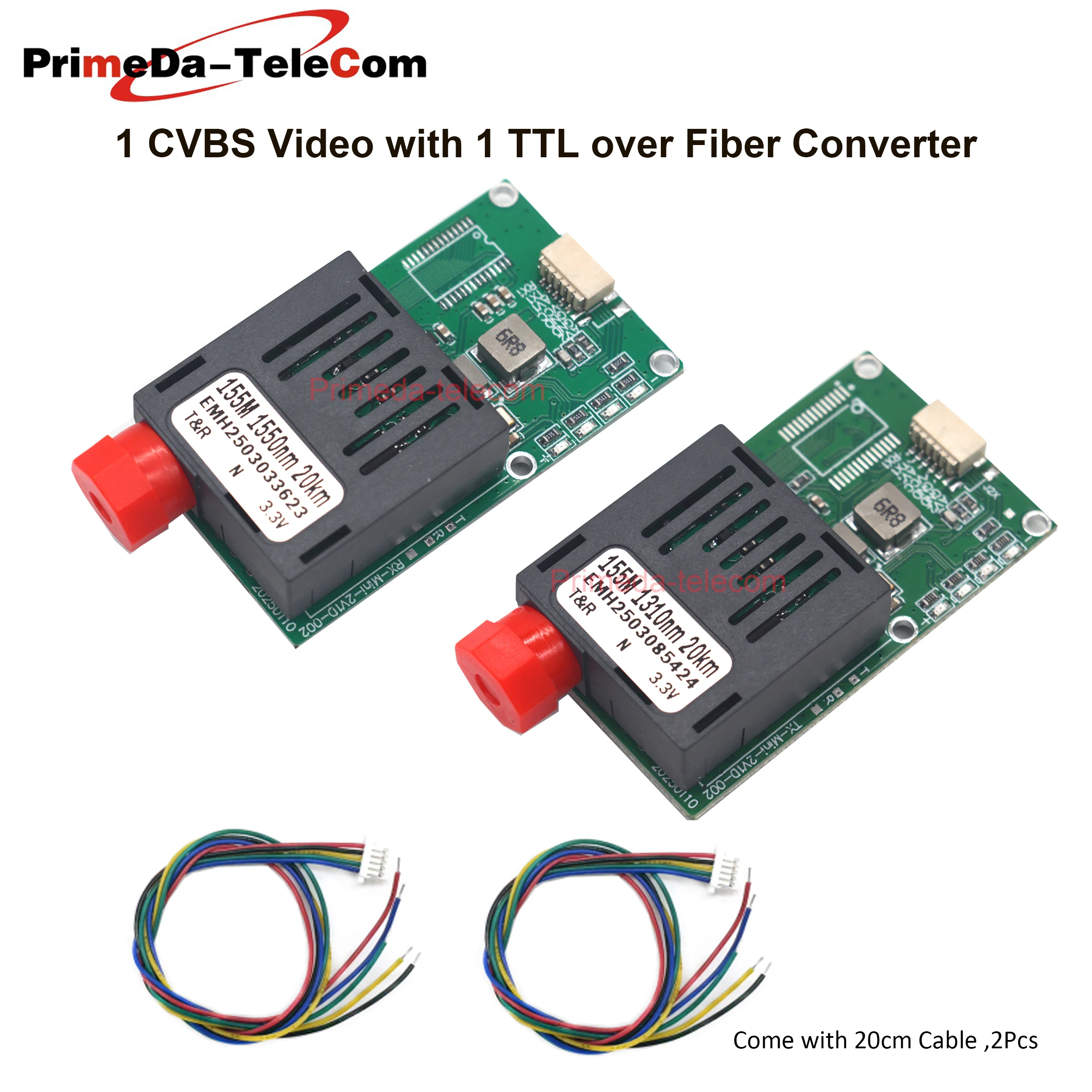 

Оптический преобразователь SingleMode Single Fiber FC/UPC TX/RX 1 CVBS аналоговое видео с UART TTL SBUS для оптического контроллера 40 км 60 км