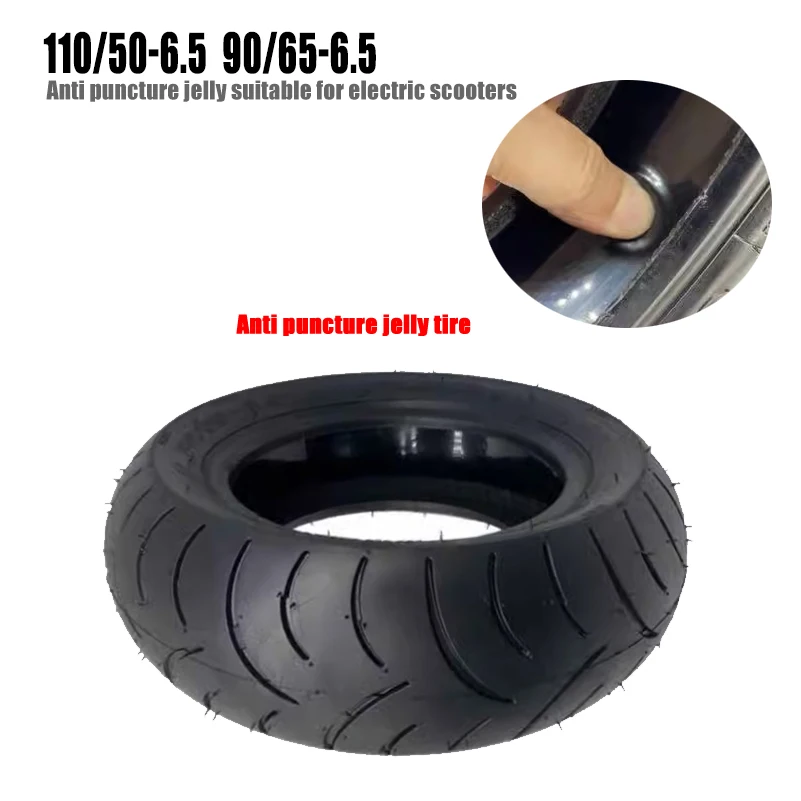 High Quality 90/65-6.5 110/50-6.5 Jelly Gum Anti Puncture Tire for 49cc Mini Rocket Bike Pocket Electric Scooter Parts