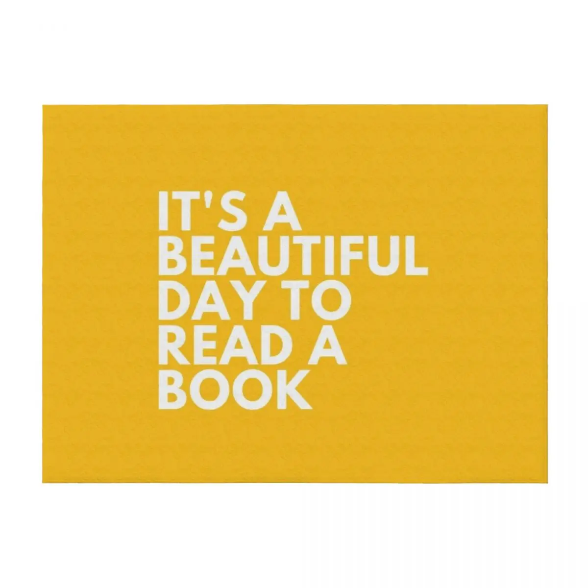 

It's A Beautiful Day To Read A Book Throw Blanket Soft Plush Plaid decorative manga Quilt Blankets