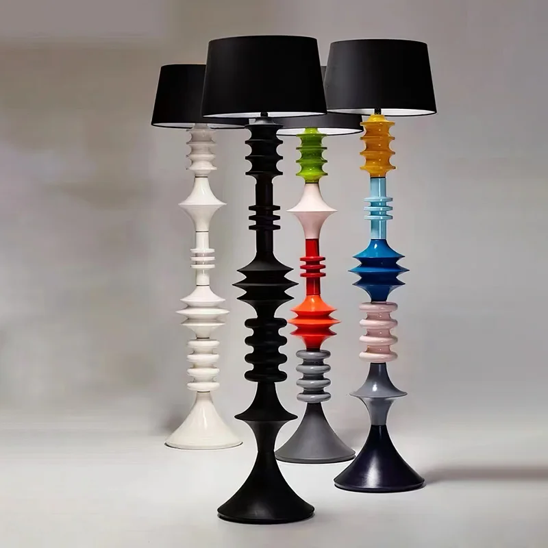 Children's Atmosphere Macaron Colorful Cartoon Floor Lamp Scandinavian Minimalist Italian Bedroom Living Room Lamps and Lanterns