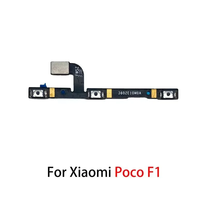 Power Switch On/Off Button Volume control Key Button Flex Cable New For Xiaomi Poco F1 F2 F3 X3 GT X3 X4 M3 Pro NFC 4G 5G