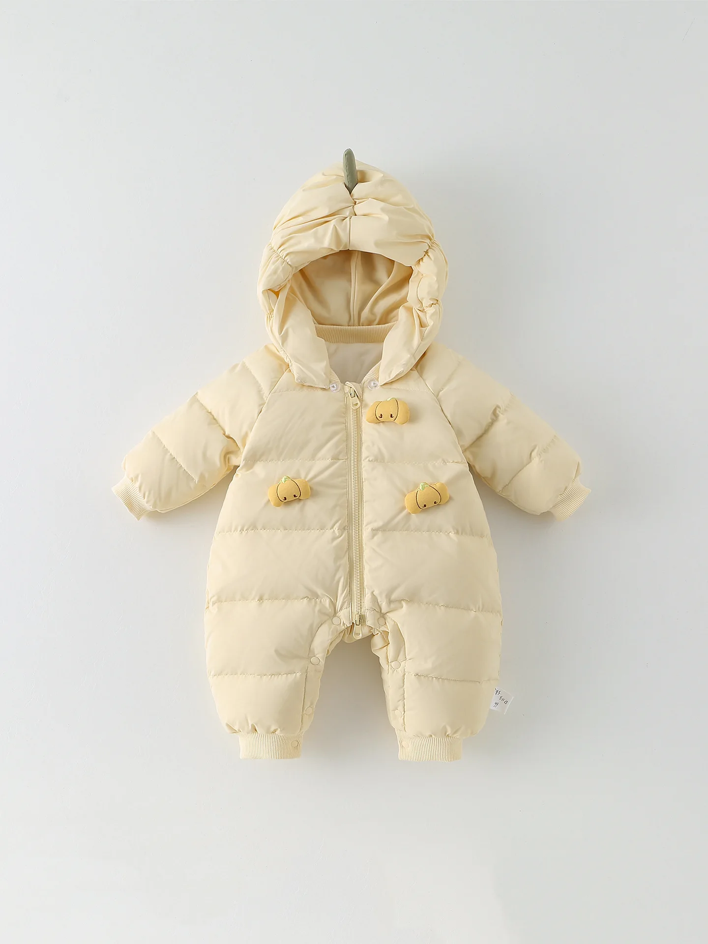 

Thiened down Overall Outfit for Babies with Hat Cartoon Design Boys Girls Winter Clothes Outdoor Faionable Clothes
