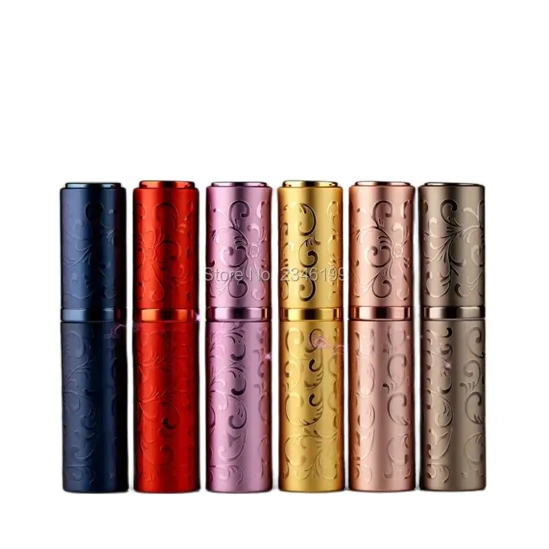 20 sztuk 10ML pusta elegancka butelka do pakowania perfum aluminiowy pojemnik na perfumy w sprayu śruba konstrukcja wysokiej klasy rozpylacz kosmetyczny