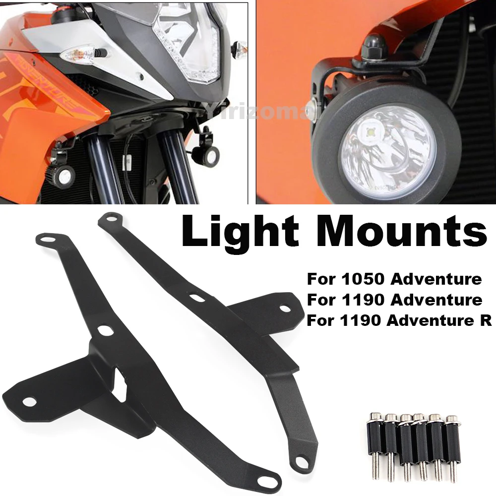 

Motorcycle Accessories For 1050 ADV 1190 Adventure R 2013 - 2016 Spotlight Lamp Fog lamp Spotlight Bracket Holder Light Moun