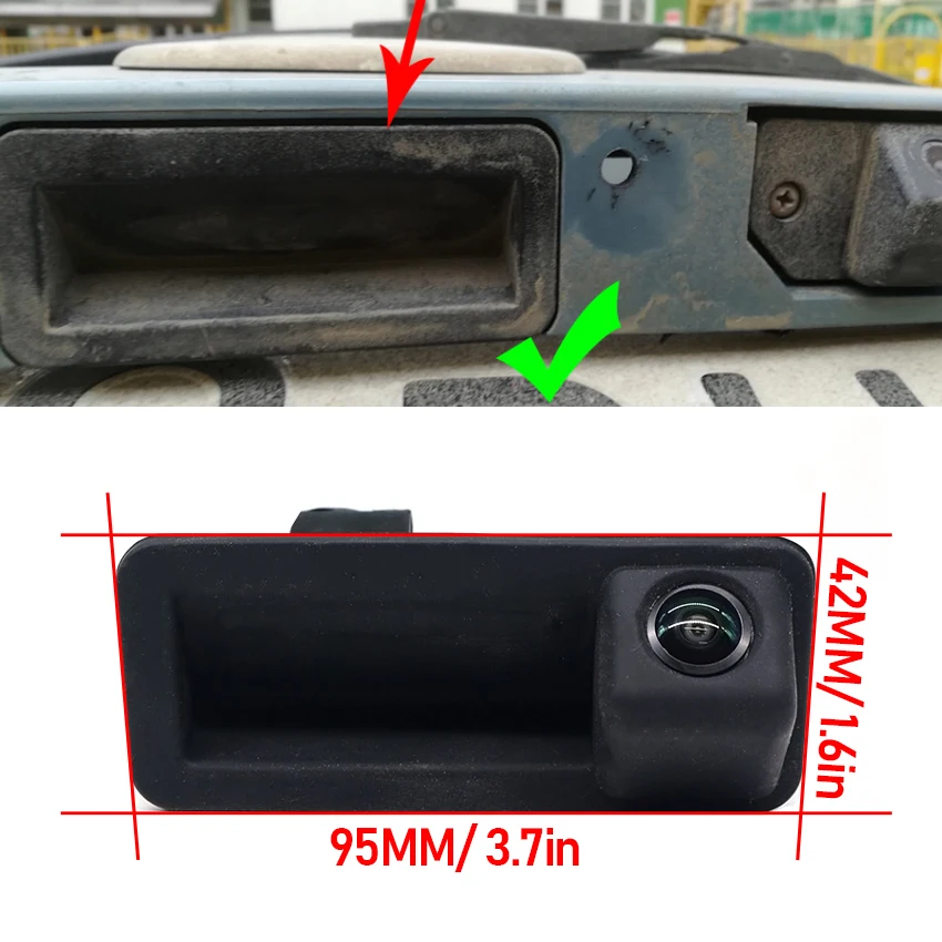 HD Rear Camera For Land Rover Range Rover Evoque L538 Crossover 2011~2018 Trunk Handle Camera Backup Parking Reversing Camera