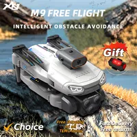 XKJ M9 Mini drone 4K Professional 8K HD dual camera 5G obstacle avoidance optical flow positioning RC quadcopter