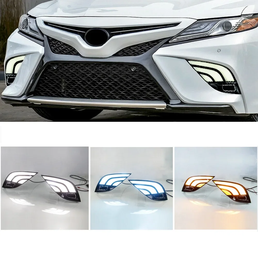 

1 pair LED DRL Fit Daytime light Turn Signal Light for Toyota Camry 2018+