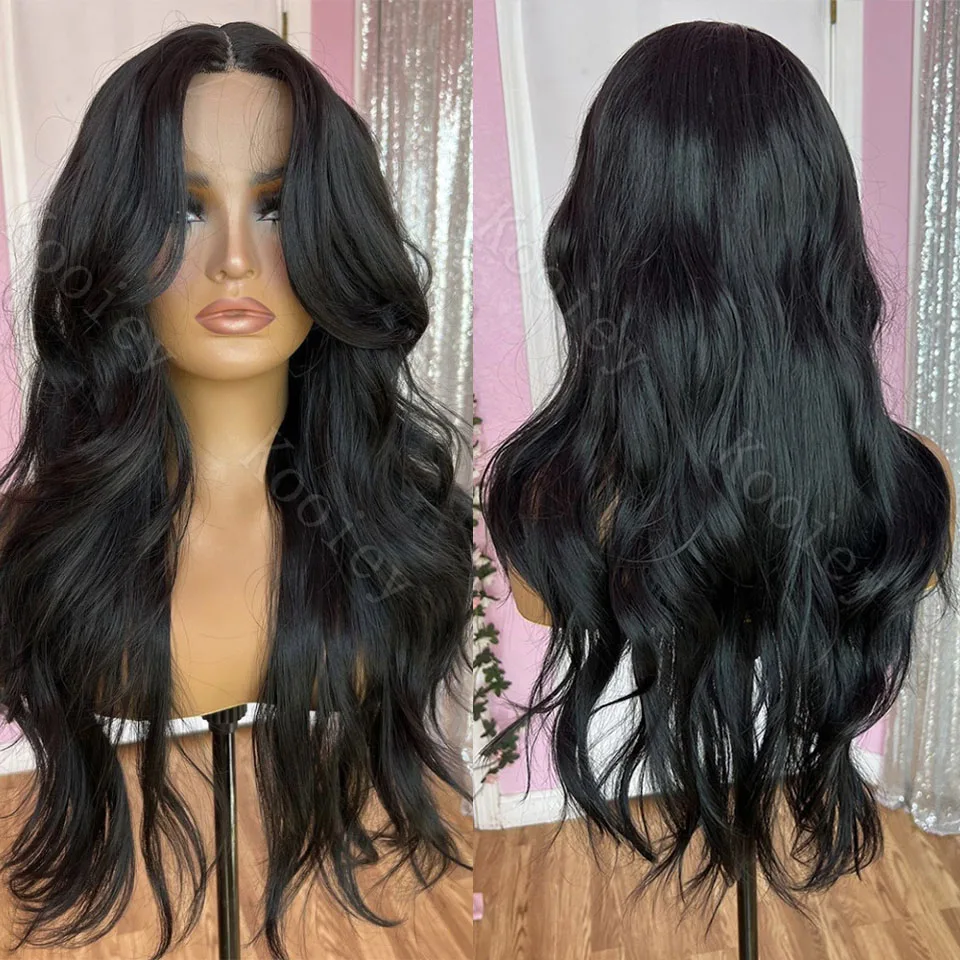 

Свободная объемная волна 5x5 Шелковая основа Верх парик 13x6/13X4 Глубокий пробор человеческих волос Парик фронта шнурка Натуральные черные полные кружевные человеческие волосы 360