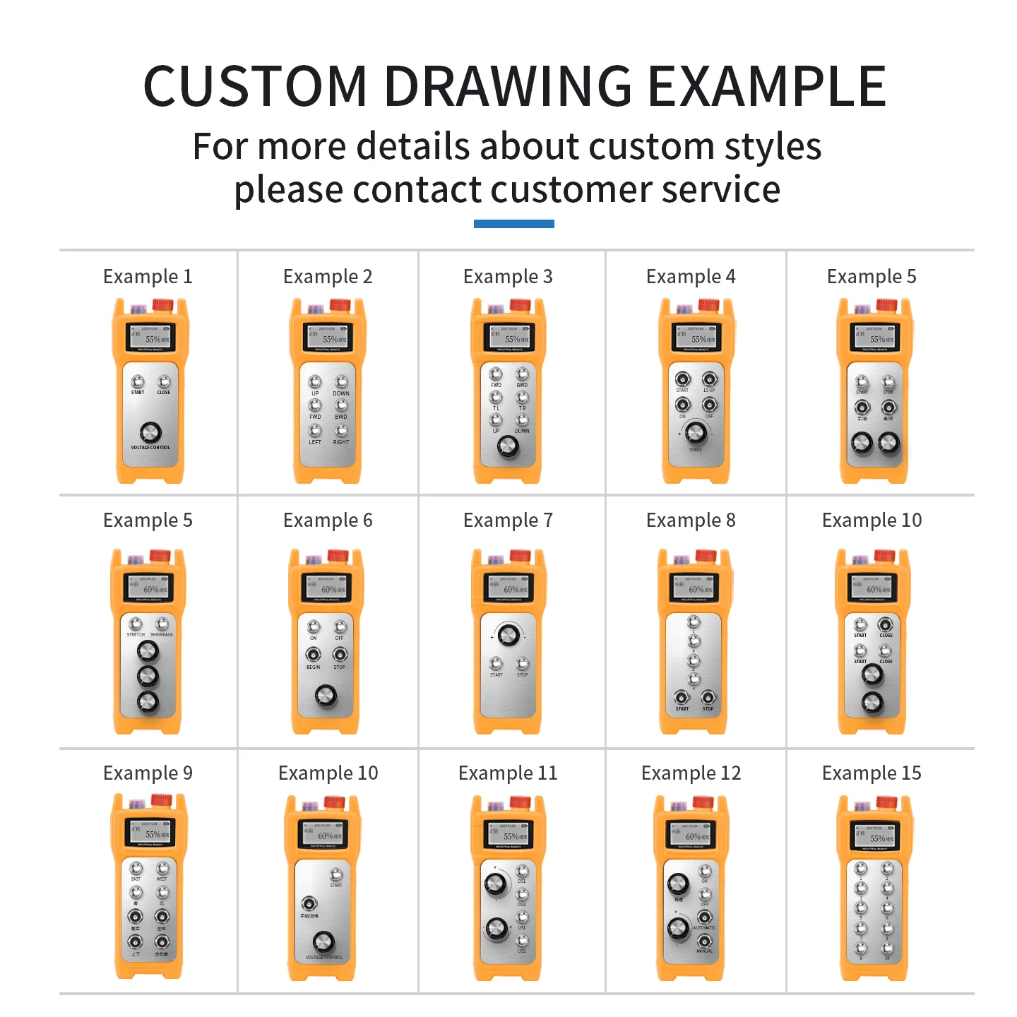 YDBJ ODMManufacturer Overhead Crane Radio Industrial Remote Control view 5