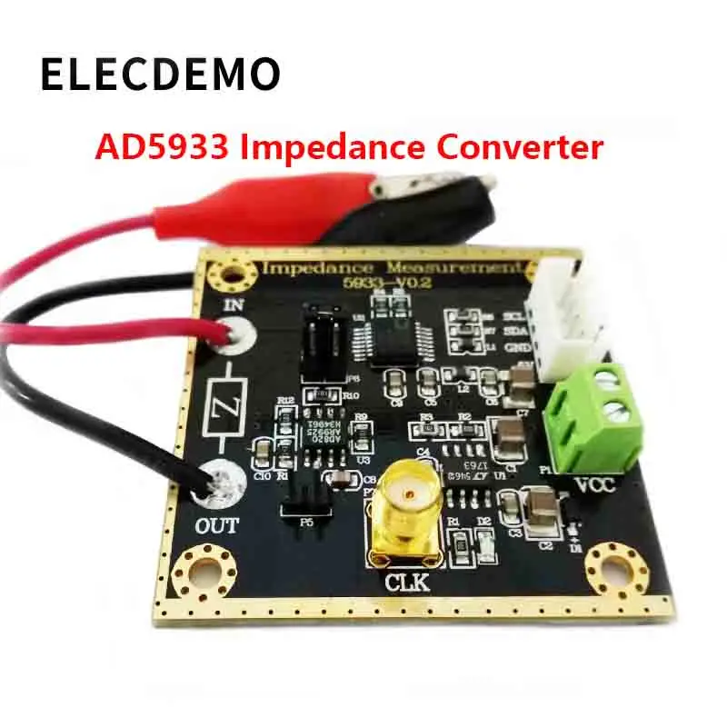 Impedance Converter Network Analyzer Module, 1MSPS 12-Bit Resolution Resistance Measurement High Precision,AD5933