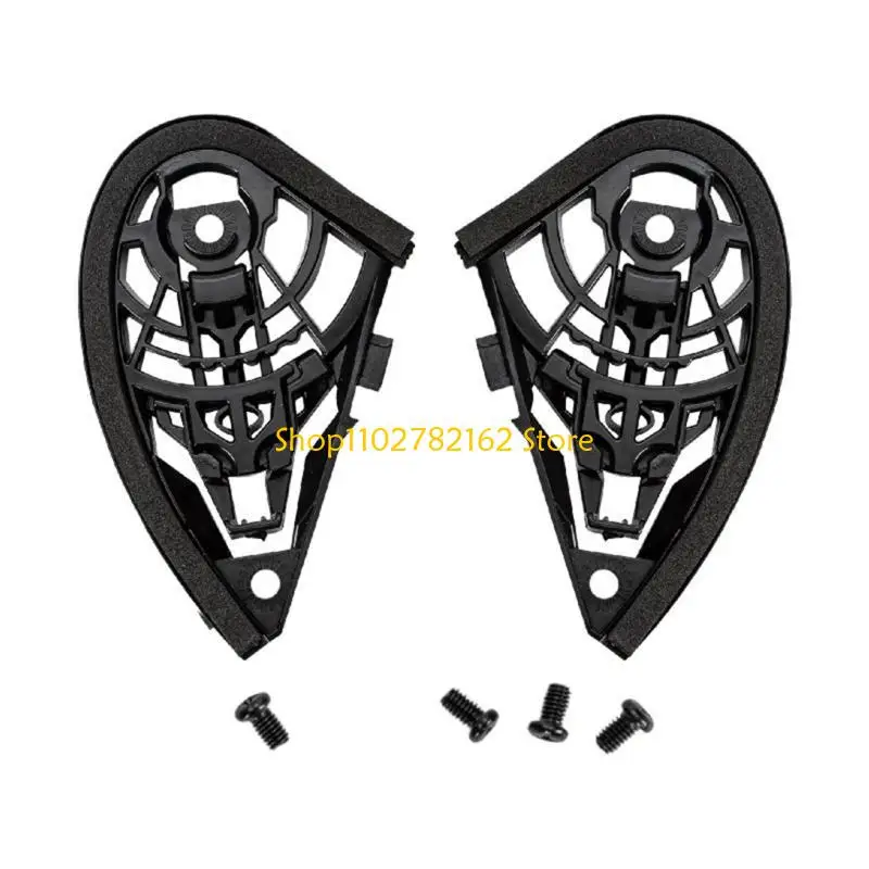 

547B 1 Pair Helmets Visors Gear Base Plate with Screw Motorcycle Helmets Face Windshield Visors Base for K3 Easy Installation