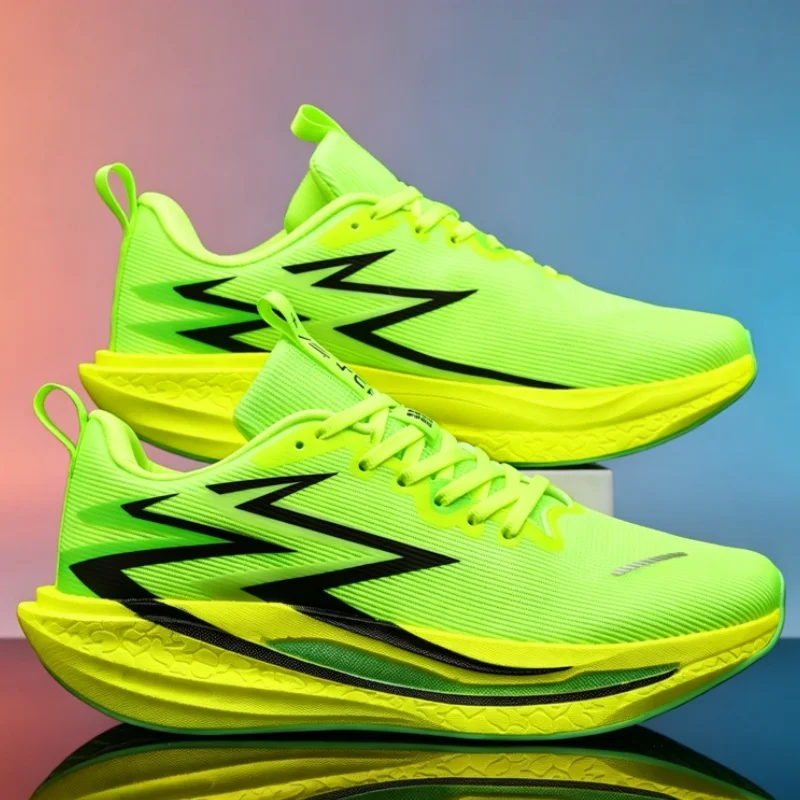 Running Shoes Men Marathon Sports Speciality CarbonBoard Breathable Lightweight Comfy Unisex Athletic Stability Nonskid Sneakers