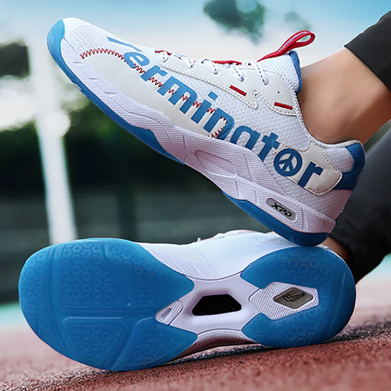 

Men's Professional Badminton Shoes Breathable Volleyball Shoes Outdoor Male Sneakers Table Tennis Shoes Wear Resistant Non-slip