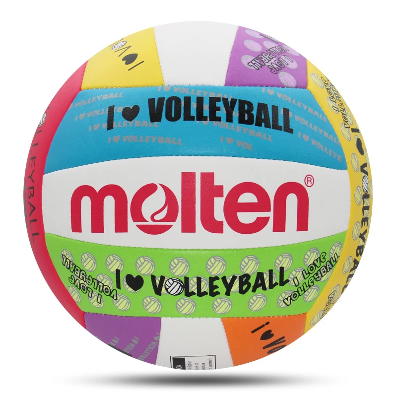 

Molten New Volleyball Standard Size 5 PU Material Soft Touch High Quality Indoor Outdoor Sports Competition Training Balls
