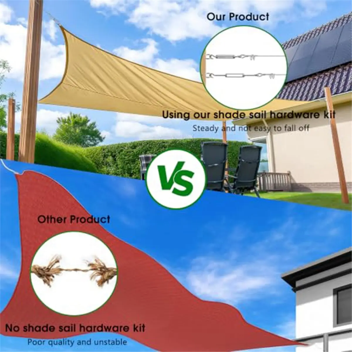 1/16-Inch Steel Wire Rope Kit for Garden Pergolas, Clotheslines, Railings, Trellises, Patios, Gardens, Wedding Lighting