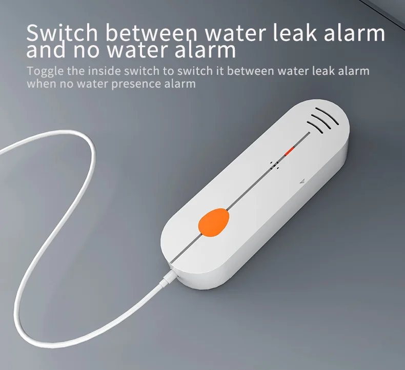 WiFI Wasserleckdetektor Überschwemmungssensor Home 80DB Drahtloser Alarm Tuya Smart Life App Fernbedienung Automatisches Sicherheitssystem – Detail 6