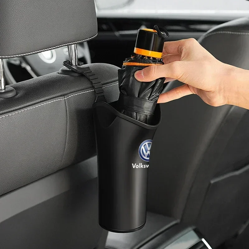 Para VW, Novedad 2025, Soporte Multifuncional para Guardar Paraguas en el Auto, Impermeable, para Volkswagen VW GTI Rline R Polo Gol