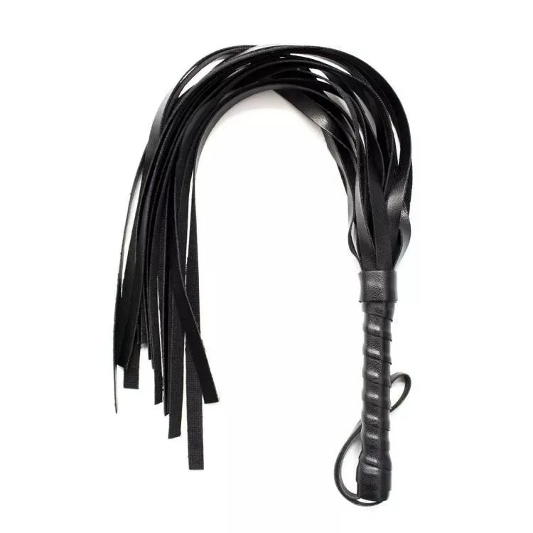 48cm High Quality PU Leather Whip with Non-slip Lashing Handle Durable Flexible Equestrian Training Riding Tool