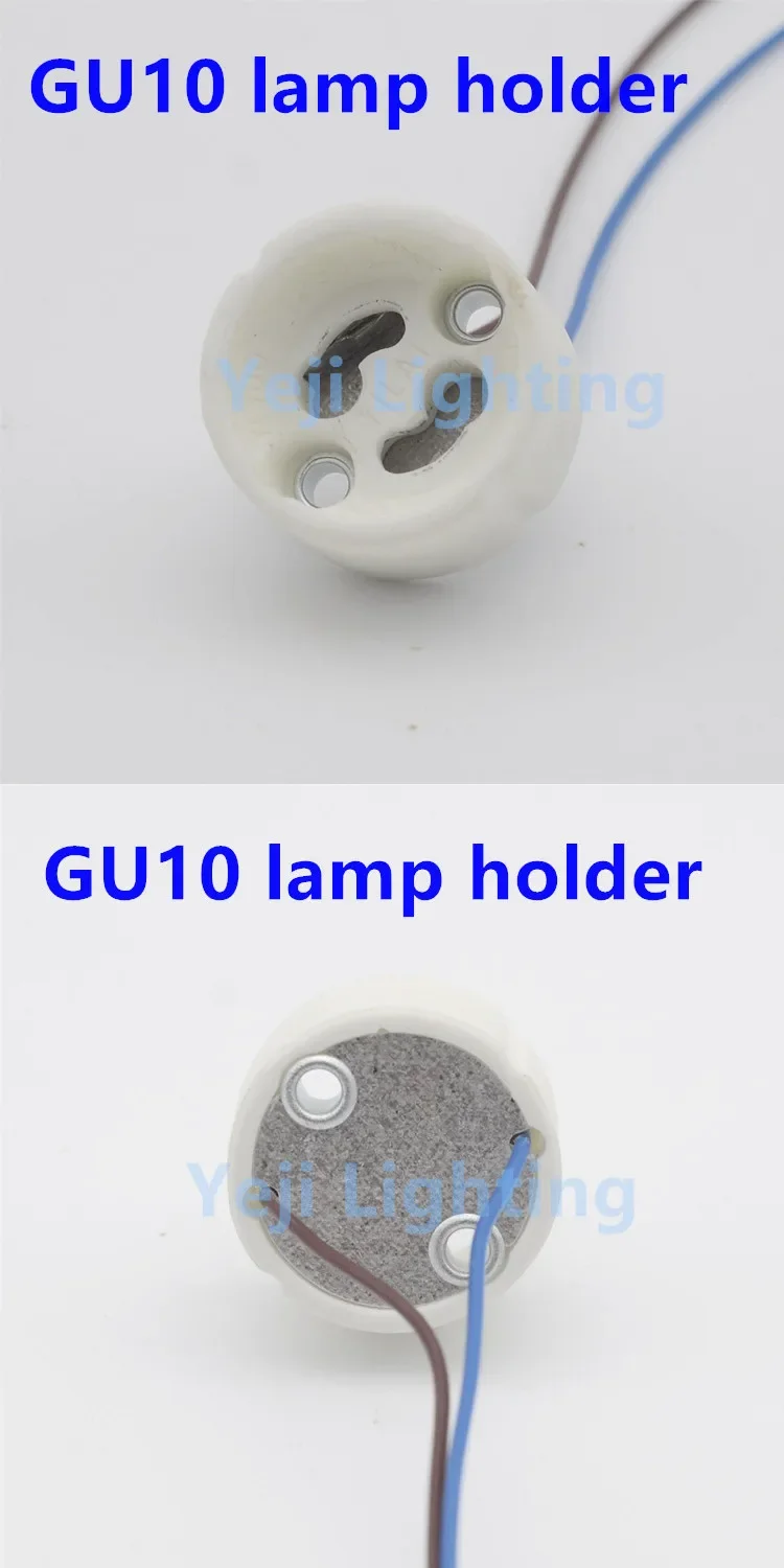 G4 ceramic lamp holder G5.3 / G9 / GU10 lampholders Pin - type lampholders lighting accessories