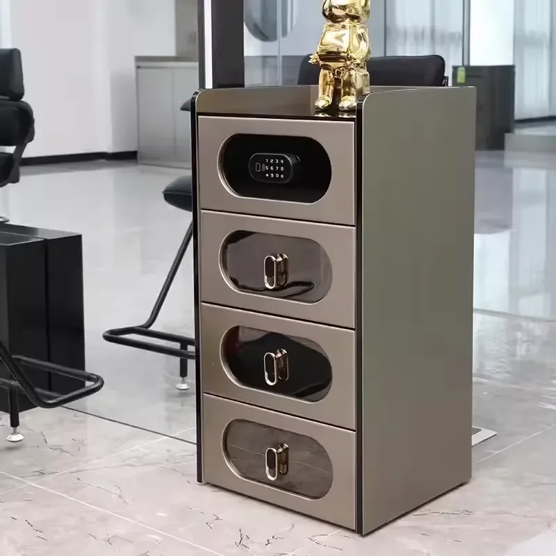 Barbershop Hairdressing Salon Special Tool Cabinet Tool Car Hairdressing Cart Hairdressing Smart Combination Cabinet
