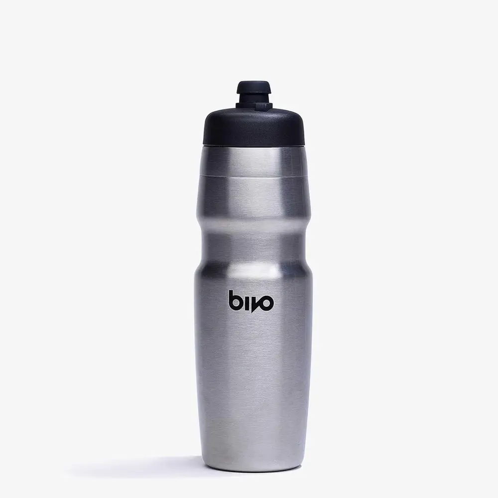 

25oz Stainless Steel Bike Water Bottle - Lightweight for Cycling, Hiking, Sports - No Plastic Taste, Fits Most Cages, Dishwasher
