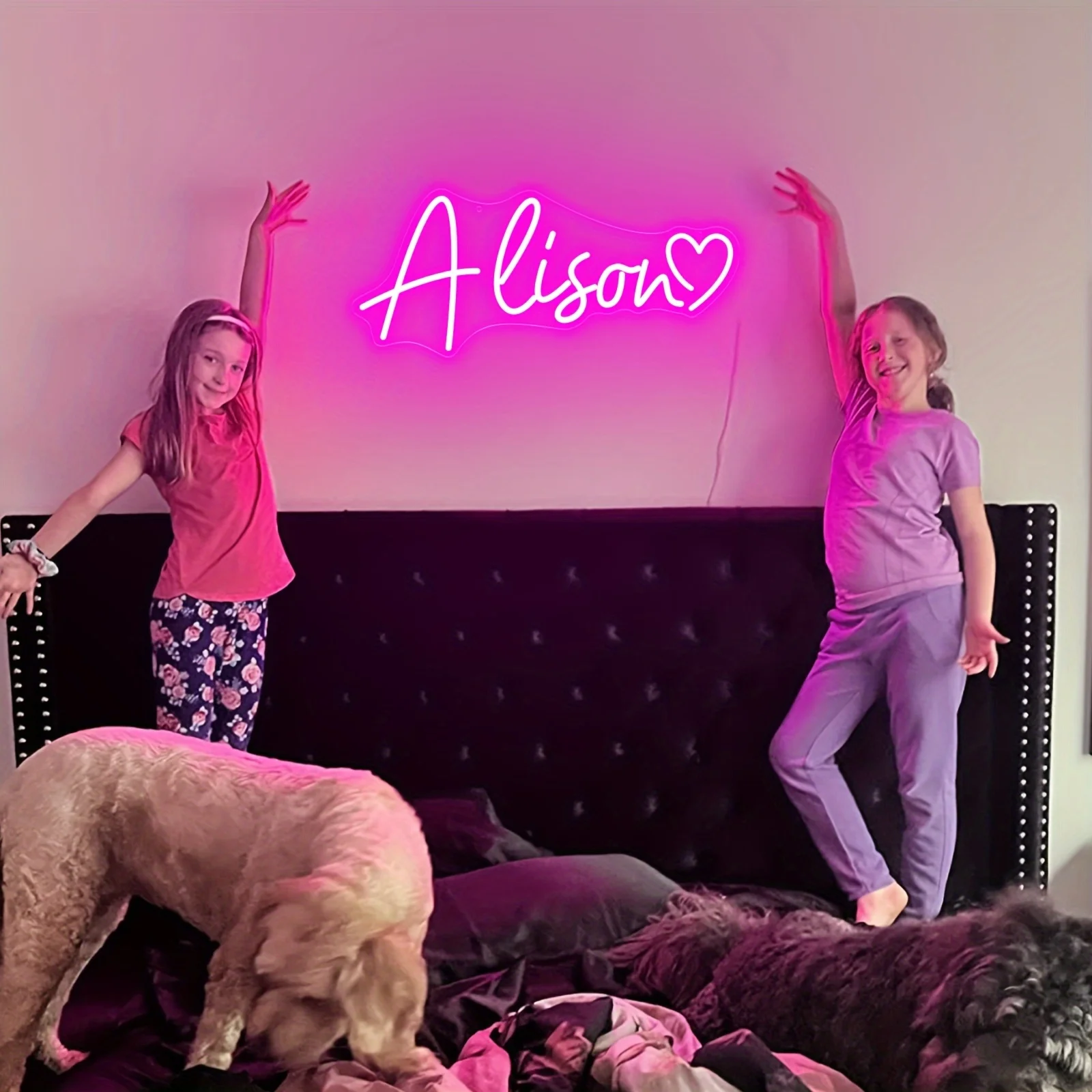 Custom Name Neon Sign Personalized  Birthday Gifts Decoration Bedroom Wall LED Neon Lamp Your Text Business Logo Night Light