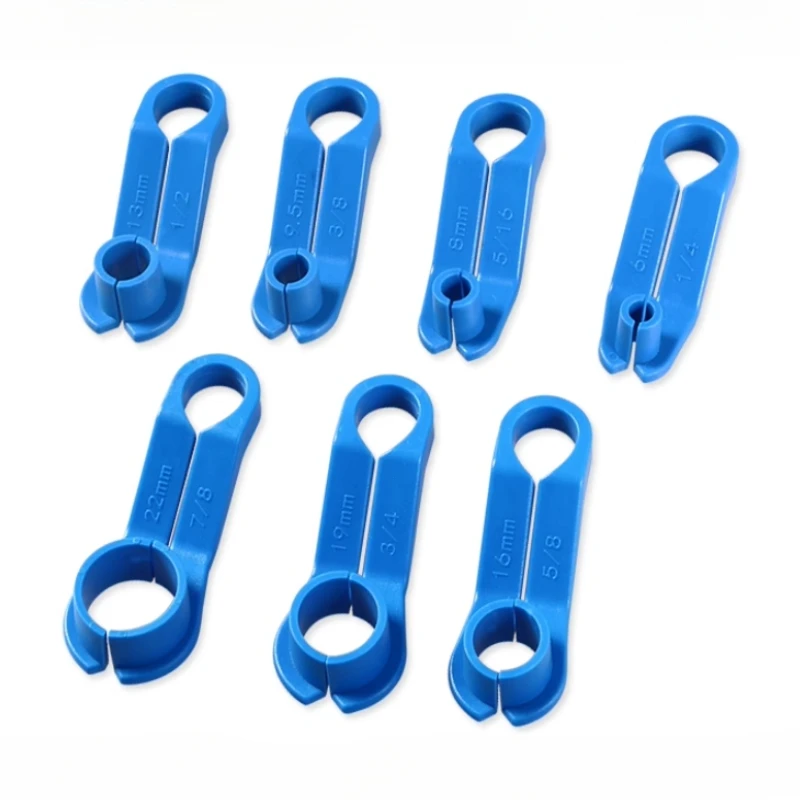 Zestaw narzędzi do demontażu samochodu 7 szt., narzędzie do usuwania przewodów paliwa klimatyzacji, narzędzie do szybkiego demontażu przewodów olejowych klimatyzacji, dla pracownika konserwacyjnego.