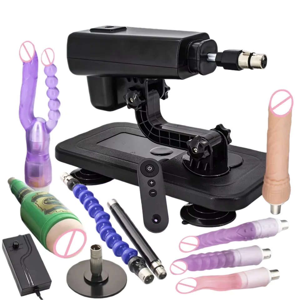 FREDORCH Sex Machine for Women Automatic Men Hand Free Masturbation Machine With 3XLR Dildos Attachments Telescopic Sex Toys