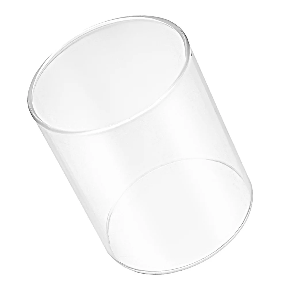 Juego de vajilla cilíndrica de vidrio con ensaladera de frutas transparente para almacenamiento de alimentos, contenedor de verduras frescas, restaurante y hogar, 1 Uds.