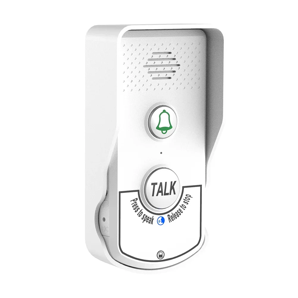 2 Way Voice Intercom ABS Wireless Intercomunicador Doorbell System Unit for Home Hospital Hotel Call Door Chime