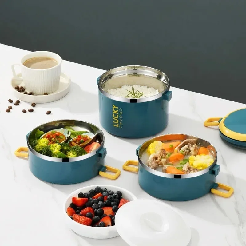 1/2/3/4 Layer Portable Lunch Box Thermo Insulation Bento Thermos Containers Bento Bag Food Warmer for Kids Food Containers - Image 5