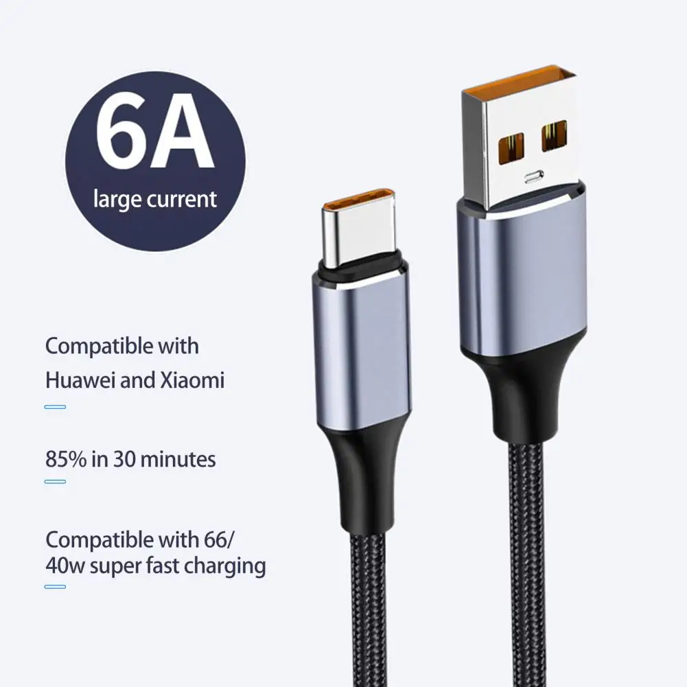 Fast Charging Lightweight Type-C USB Fast Charger Data Cable Cellphone Accessories