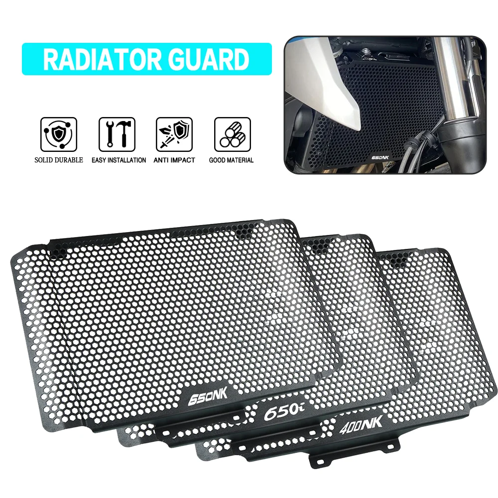 

Motorcycle CNC Aluminum Radiator Grille Guard Oil Cooler Cover Protector For CFMOTO 650NK WK 650i 400NK 650 400 NK 2013 - 2015