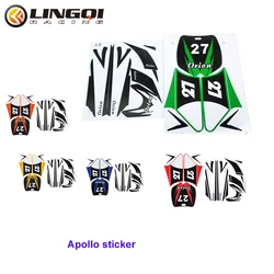 Motorcycle Accessories Parts Graphics Decals Set Of Plastic Motorbike For 49cc Small APOLLO Sticker