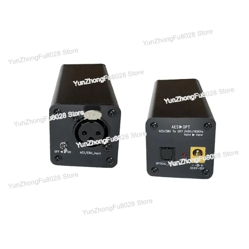Fiber Optic Signal To AES Digital Signal AES/EBU Output To Fiber Optic Input/AES Input To OPT Output
