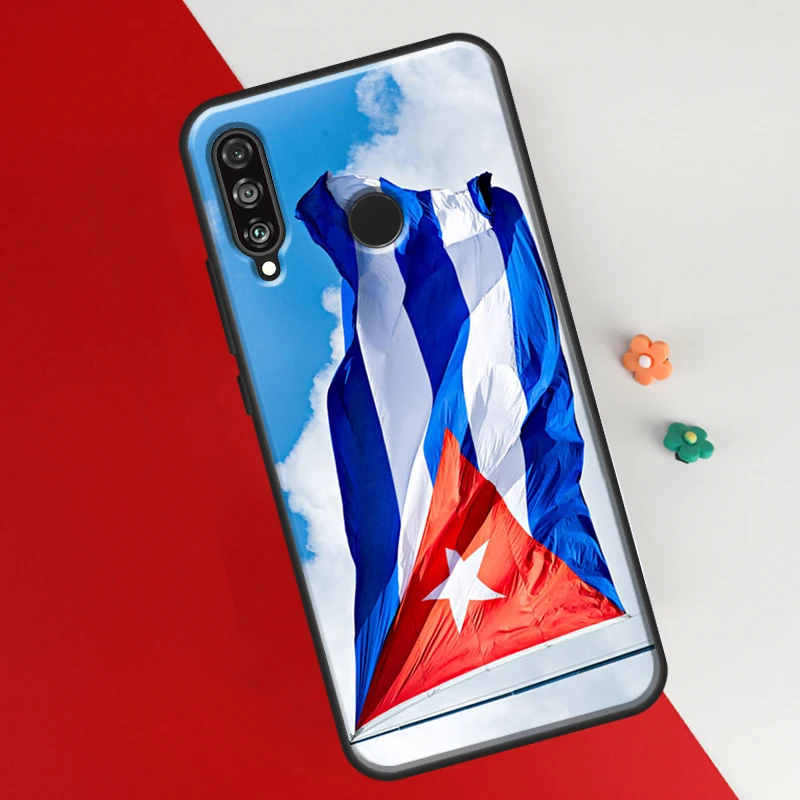 Cuba flag Art Cover For Huawei P30 Pro P50 P20 P40 Lite P Smart 2021 Nova 5T Case For Honor 50 8X 10i